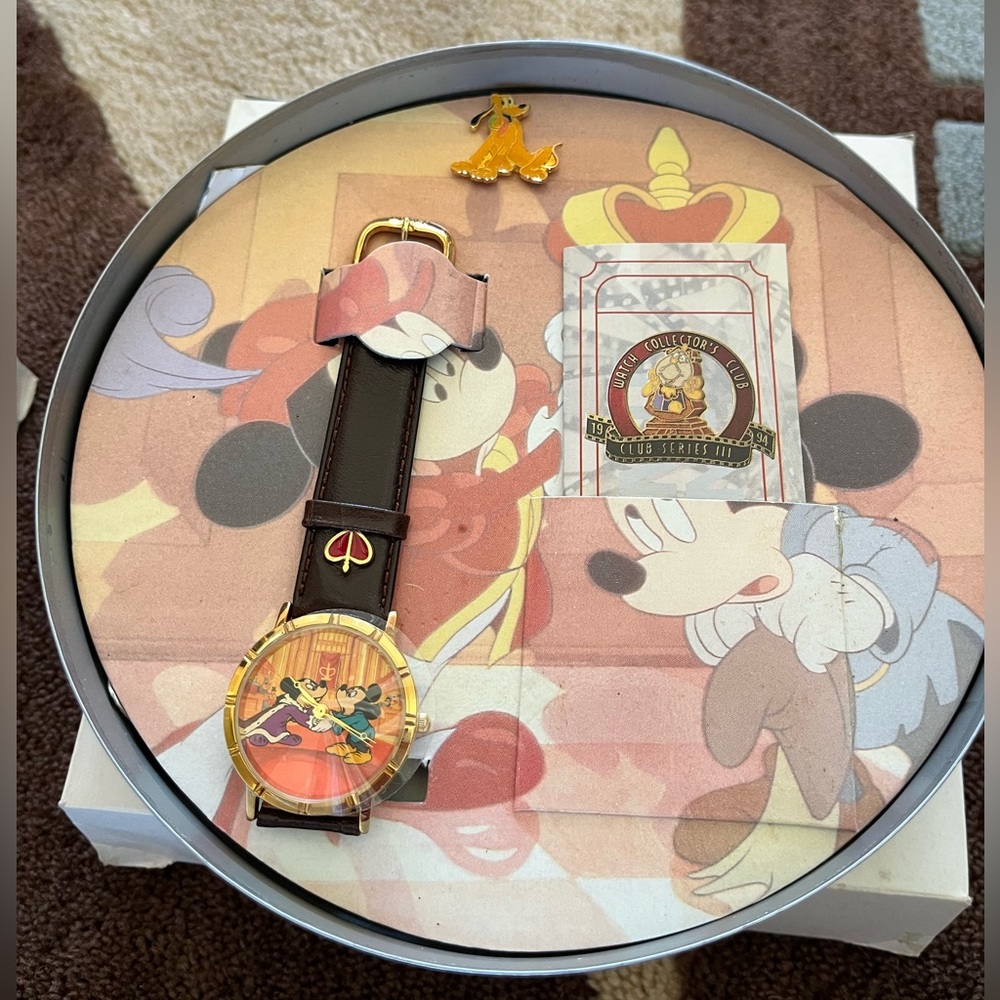 Rare 1990’s Disney “The Prince And The Pauper” Watch Collector’s Club Series III